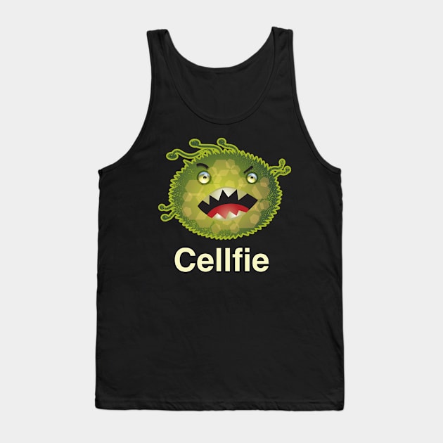 Cellfie Funny Medical Laboratory Scientist Tech Tank Top by DanielLiamGill